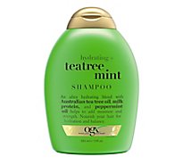 OGX Hydrating Plus Tea Tree Mint Invigorating Scalp Shampoo - 13 Fl. Oz.