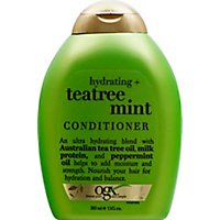OGX Hydrating Plus Tea Tree Mint Scalp Conditioner - 13 Fl. Oz. - Image 2