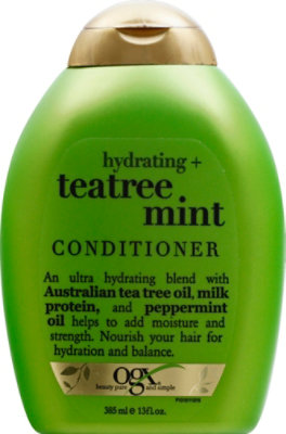 OGX Hydrating + Teatree Mint Conditioner - 13 Fl. Oz. - Image 2