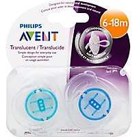 Avent Pacifier Orthodontic Silicone 6-18 Months - 2 Package - Image 2