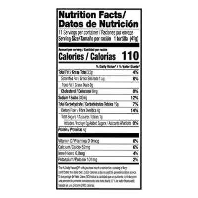 Guerrero Whole Wheat Flour Tortillas Soft Taco Size - 11 Count - Image 3