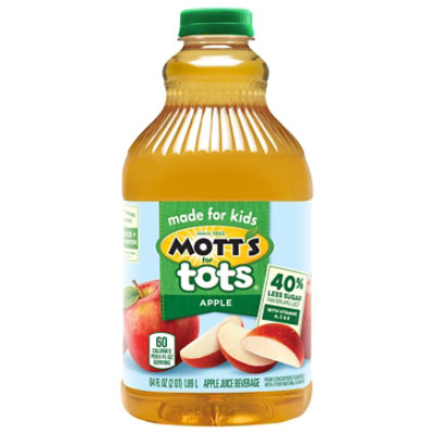 Motts For Tots Apple Juice Bottle - 64 Fl. Oz. - Image 2
