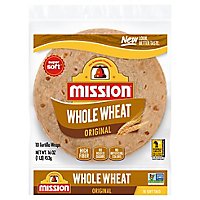 Mission Tortillas Flour Whole Wheat Soft Taco Bag 10 Count - 16 Oz - Image 1