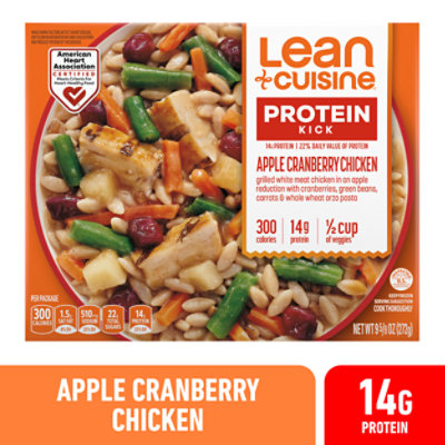 LEAN CUISINE Protein Kick Apple Cranberry Chicken Frozen Entree Box - 9.625 Oz
