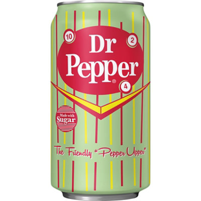 Dr Pepper Made With Sugar Soda Cans - 12-12 Fl. Oz. - Image 5