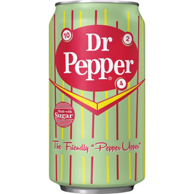 Dr Pepper Made With Sugar Soda Cans - 12-12 Fl. Oz. - Image 4