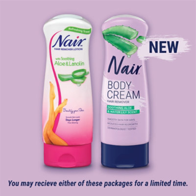 Nair Aloe And Water Lily Hair Removal Body Cream - 9 Oz - Image 3