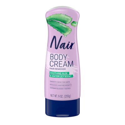 Nair Aloe And Water Lily Hair Removal Body Cream - 9 Oz