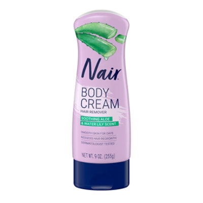 Nair Aloe And Water Lily Hair Removal Body Cream 9 Oz Safeway