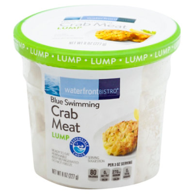 Calories in Louis Kemp Imitation Crabmeat and Nutrition Facts