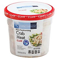 waterfront BISTRO Crab Meat Claw Wild Caught Ready To Eat - 8 Oz