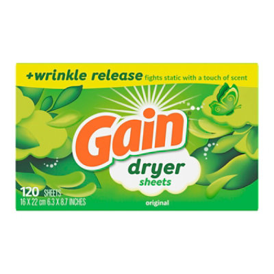 Gain Original Fabric Softener Dryer Sheets - 120 Count - Image 8