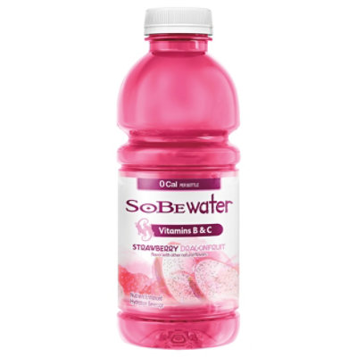 SoBe lifewater Hydration Beverage Nutrient Enhanced Strawberry 