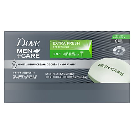 Dove Men+Care Body + Face Bar Extra Fresh - 6-4 Oz - Image 5