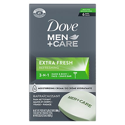 Dove Men+Care Body + Face Bar Extra Fresh - 6-4 Oz - Image 2