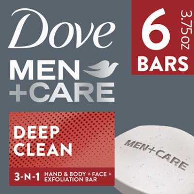 Dove Men+Care Body + Face Bar Deep Clean - 6-4 Oz - Image 2