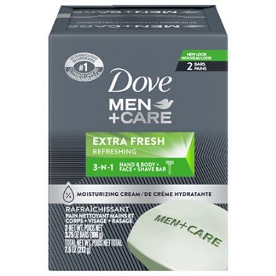 Dove Men+Care Body + Face Bar Extra Fresh - 2-4 Oz - Image 3