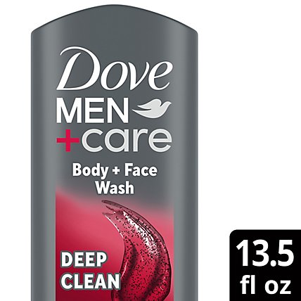 Dove Men+Care Body + Face Wash Deep Clean - 13.5 Oz - Image 1