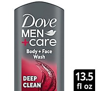 Dove Men+Care Body + Face Wash Deep Clean - 13.5 Oz