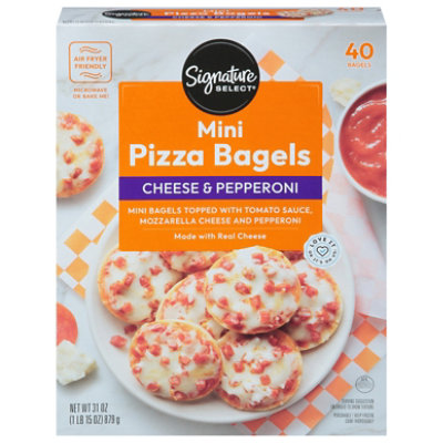 Signature SELECT Cheese And Pepperoni Mini Pizza Bagels - 31.1 Oz - Image 3