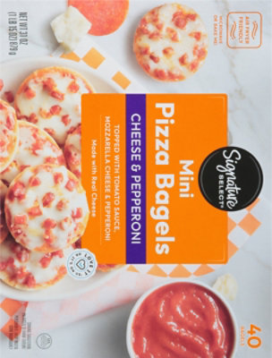 Signature SELECT Cheese And Pepperoni Mini Pizza Bagels - 31.1 Oz - Image 6