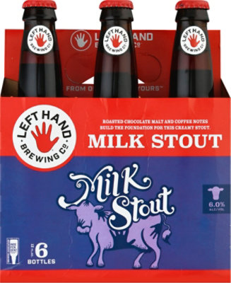 Left Hand Stout Milk In Bottles - 6-12 Fl. Oz. - Image 2