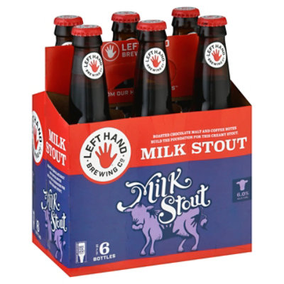 Left Hand Stout Milk In Bottles - 6-12 Fl. Oz. - Image 1