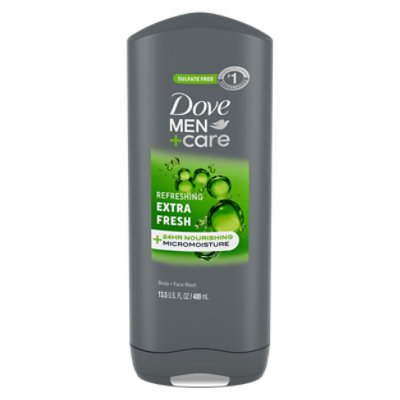 Dove Men+Care Body + Face Wash Extra Fresh - 13.5 Oz - Image 3