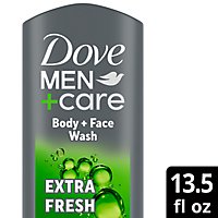 Dove Men+Care Body + Face Wash Extra Fresh - 13.5 Oz - Image 1
