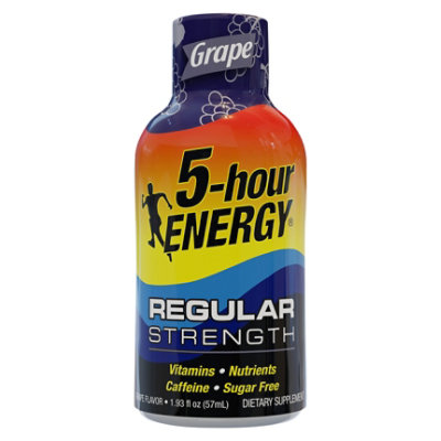 5-hour ENERGY Grape Regular Strength Shot - 1.93 Fl. Oz.