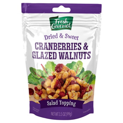 Fresh Gourmet Cranberries & Glazed Walnuts - 3.5 Oz - Image 3