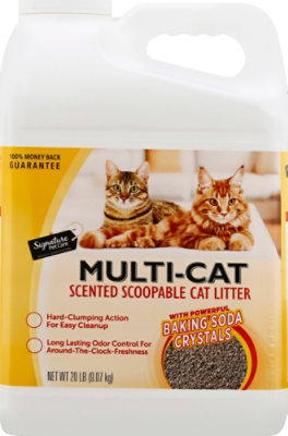 Signature Pet Care Cat Litter Scented Multiple Cat - 20 Lb - Image 2