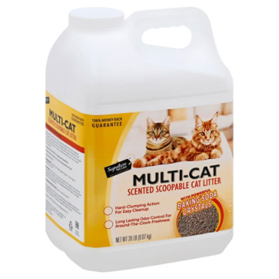 Signature Pet Care Cat Litter Scented Multiple Cat - 20 Lb