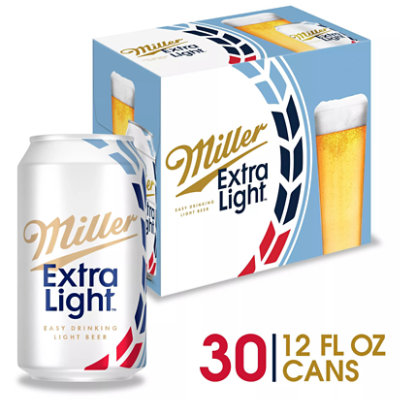 Miller64 Light Beer Lager 2.8% ABV Cans - 30-12 Fl. Oz. - Image 1