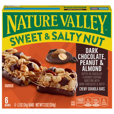 Nature valley granola bars, crunchy oats & dark chocolate, 12 bars, 1 ea