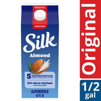 Silk Original Dairy Free Vegan Almond Milk - 64 Fl. Oz.