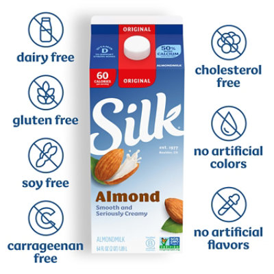 Silk Original Almond Milk - 64 Fl. Oz. - Image 5