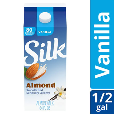 Silk Vanilla Almond Milk - 64 Fl. Oz. - Image 1