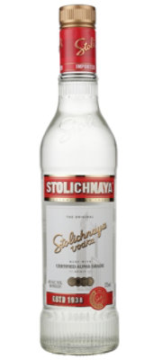 STOLICHNAYA Vodka 80 Proof - 375 Ml - Tom Thumb