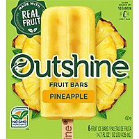 Outshine Fruit Ice Bars Pineapple 6 Count - 14.7 Fl. Oz. - Image 2