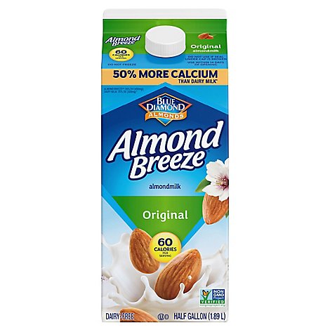 Blue Diamond Almonds Almond Breeze Milk Original - 64 Fl. Oz.