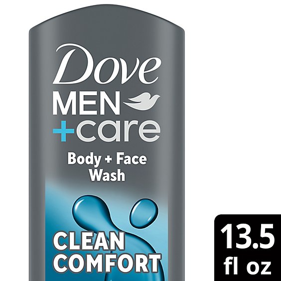Dove Men+Care Body + Face Wash Clean Comfort - 13.5 Oz