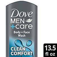 Dove Men+Care Body + Face Wash Clean Comfort - 13.5 Oz - Image 1