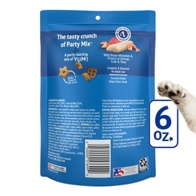 Purina Friskies Party Mix Ocean Whitefish And Flavors Of Shrimp Cat Treats - 6 Oz - Image 4