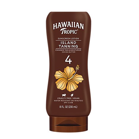 Hawaiian Tropic Dark Tanning SPF 4 Sunscreen Lotion - 8 Fl. Oz.