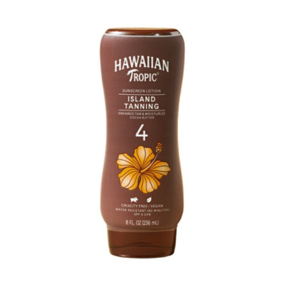 Hawaiian Tropic Dark Tanning SPF 4 Sunscreen Lotion - 8 Fl. Oz.