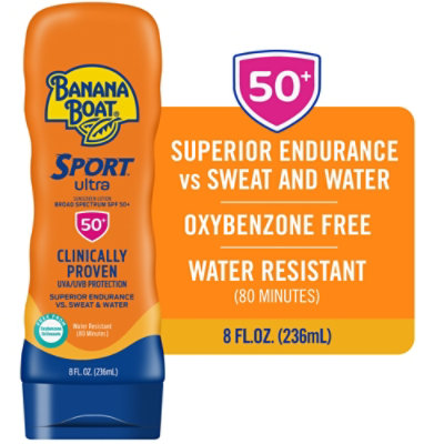 Banana Boat Ultra Sport Performance Broad Spectrum SPF 50 Sunscreen Lotion - 8 Oz - Image 2