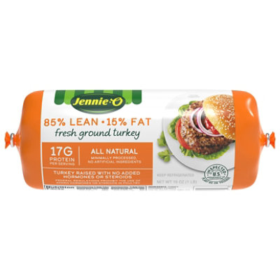 Jennie-O 85% Lean Turkey Ground Chub Fresh - 16 Oz