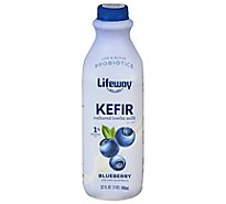 Lifeway Kefir Cultured Milk Smoothie Lowfat Blueberry - 32 Fl. Oz.