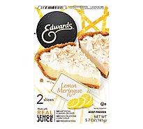EDWARDS Pie Lemon Mirengue 2 Slices Frozen - 5.7 Oz